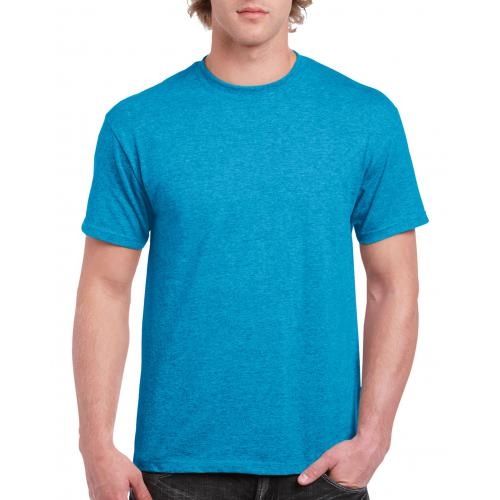 Gildan heavyweight T-shirt unisex heather sapphire,l