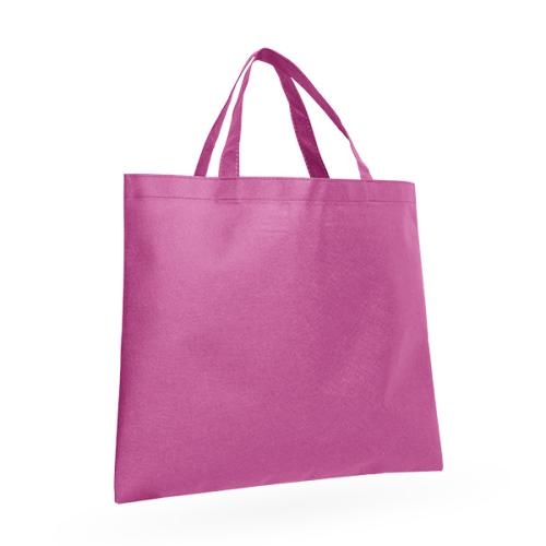 Non-woven tas Mila, korte hengsels fuchsia