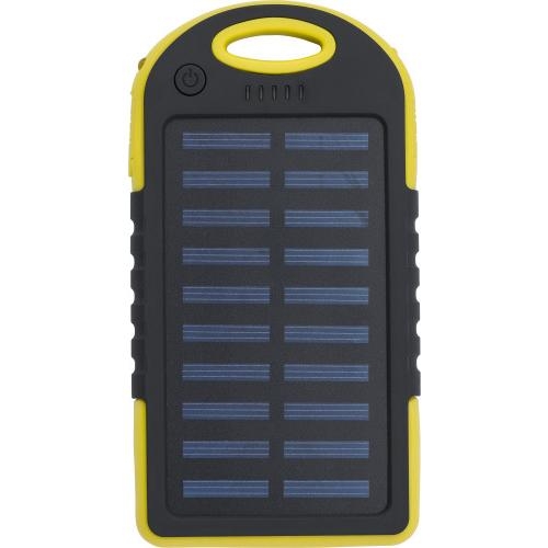 ABS solar powerbank 4000 mAh blauw