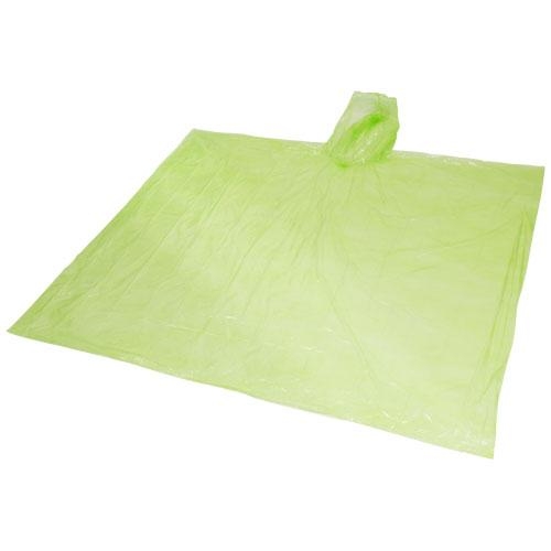 Wegwerp regenponcho Ziva lime