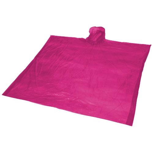 Wegwerp regenponcho Ziva roze