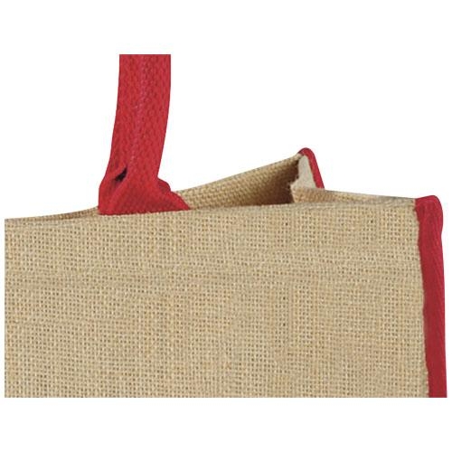 Jute draagtas Harry naturel/zwart