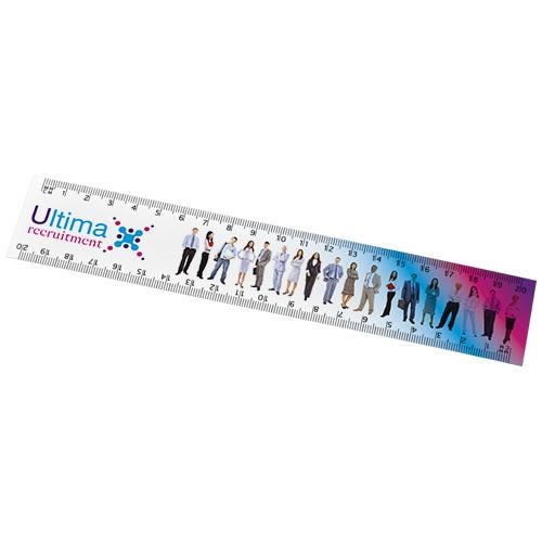 Flexibele liniaal 20 cm Arc wit