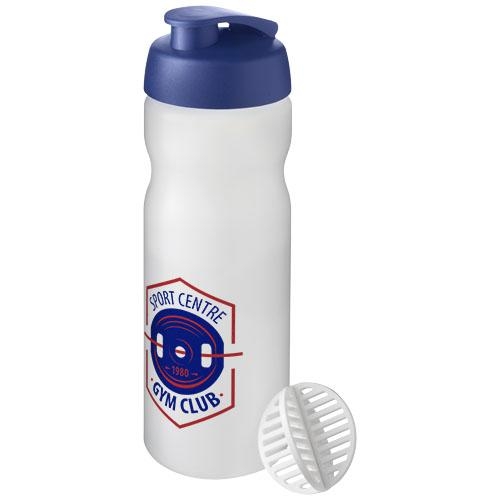 Baseline Plus sportfles met shaker bal 650 ml blauw