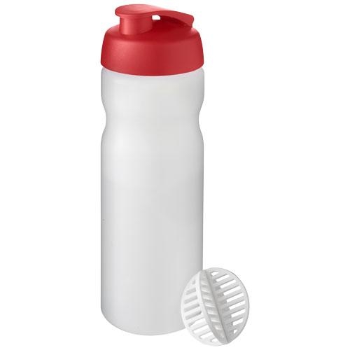 Baseline Plus sportfles met shaker bal 650 ml rood