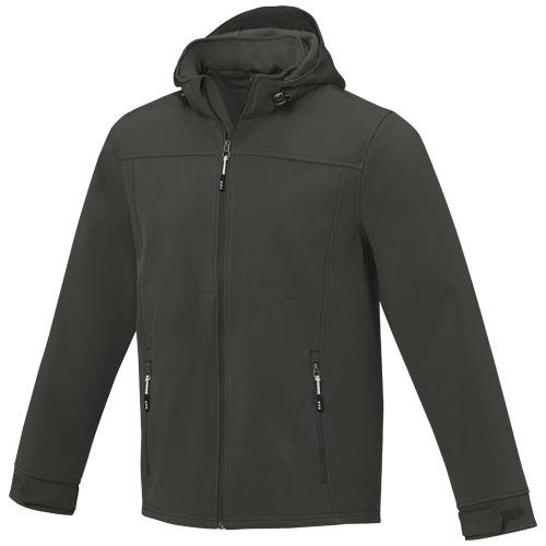 Langley softshell heren jas antraciet,l