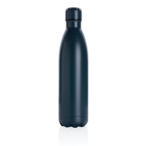 Uni vacuum rvs fles 750 ml blauw