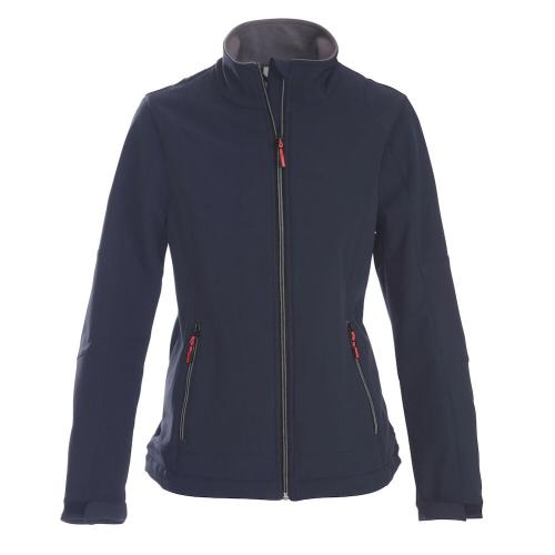 Printer TRIAL LADY SOFTSHELL navy,xs