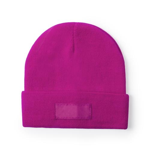 Muts met patch Holsen fuchsia