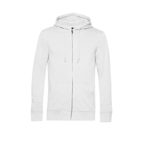 B&C Organic Zipped Hood wit,3xl