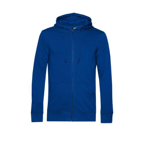 B&C Organic Zipped Hood royal,3xl