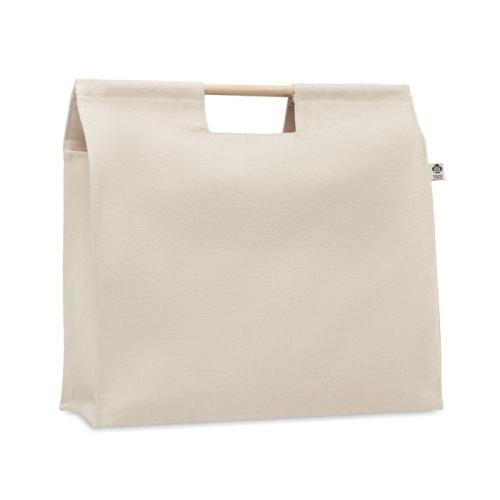 Boodschappentas organisch canvas Mercado top beige