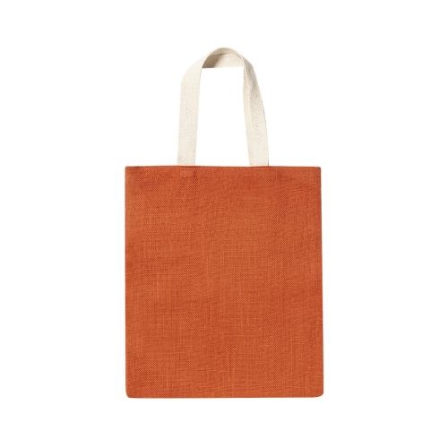 Tas van jute en katoen Brios oranje