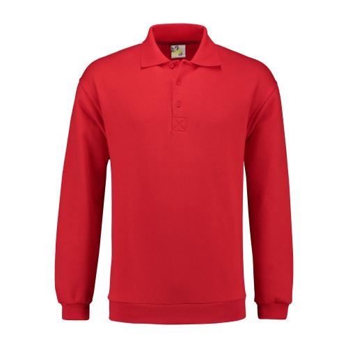 Lemon & Soda polo sweater rood,l