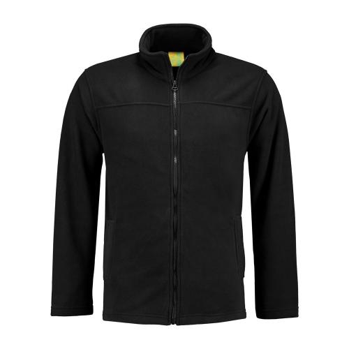 Oakland heren fleece jack zwart,l