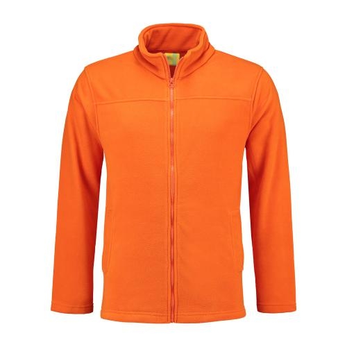 Oakland heren fleece jack oranje,l