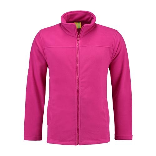 Oakland heren fleece jack fuchsia,l