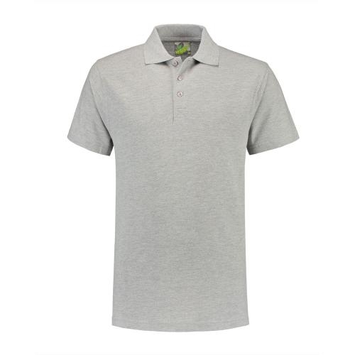 Lemon en Soda basic heren polo grey heather,l