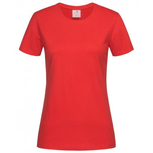 Stedman Classic dames T-shirt scarlet red,l