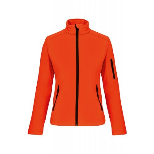 Kariban Dames Softshell Jas fluor oranje,3xl