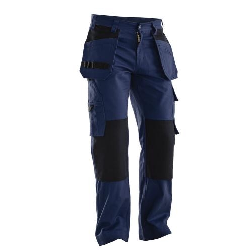 2312 Praktische katoenen broek navy/zwart,c42