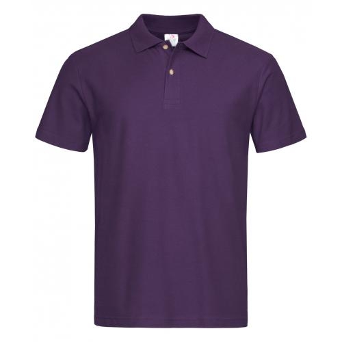 Stedman heren polo deep berry,l