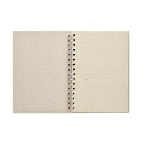 A5 notitieboek graspapier Grass book beige