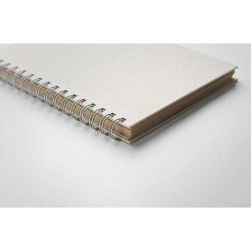 A5 notitieboek graspapier Grass book beige