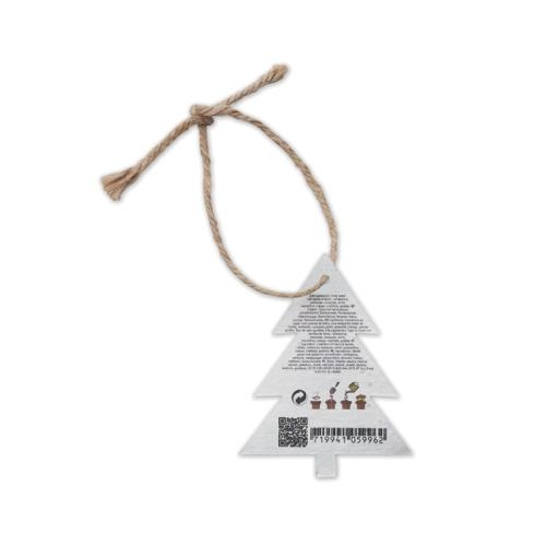 Zaadpapier kerstboom wit