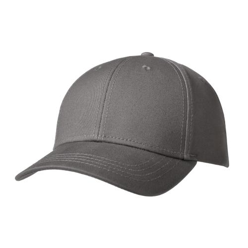 Luxury Fine Cotton Cap donkergrijs