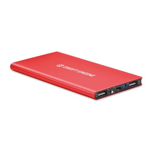 PowerBank 8000 mAH rood