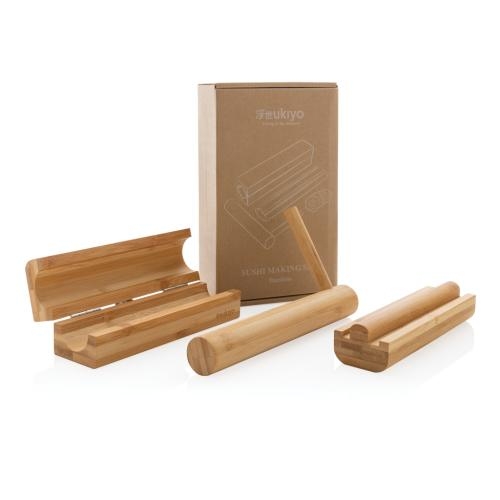 Ukiyo bamboe sushi maker set bruin