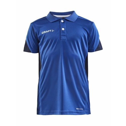 Pro Control Impact polo kids kobaltblauw/navy,122-128