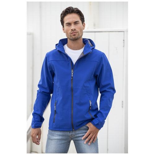 Langley softshell heren jas staalgrijs,xs