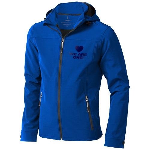 Langley softshell heren jas staalgrijs,xs