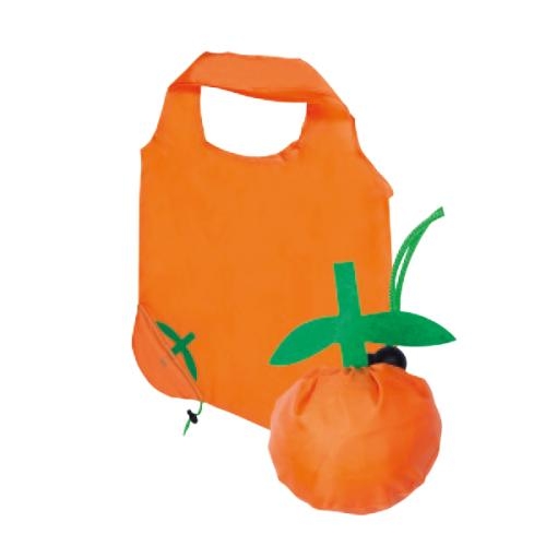 Opvouwbare fruit tas oranje