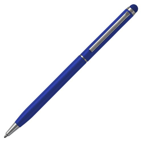 Metalen touchpen Elegance kobalt