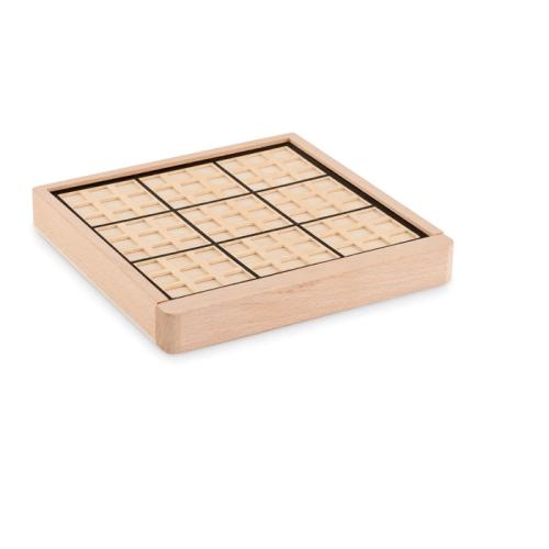 Houten sudoku bordspel wood