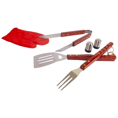 Barbecueset met schort neutraal