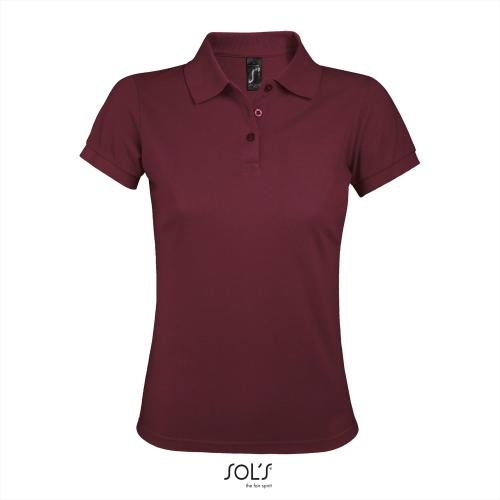 SOL'S Prime women polo bordeaux,l