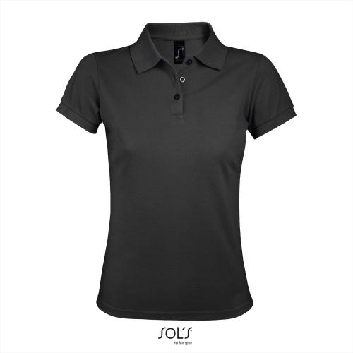 SOL'S Prime women polo donkergrijs,l