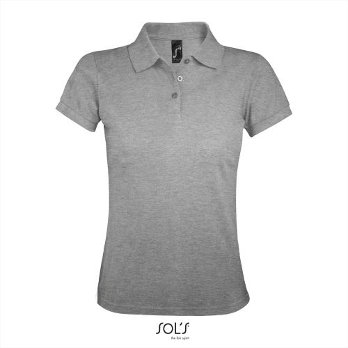 SOL'S Prime women polo grey melange,l