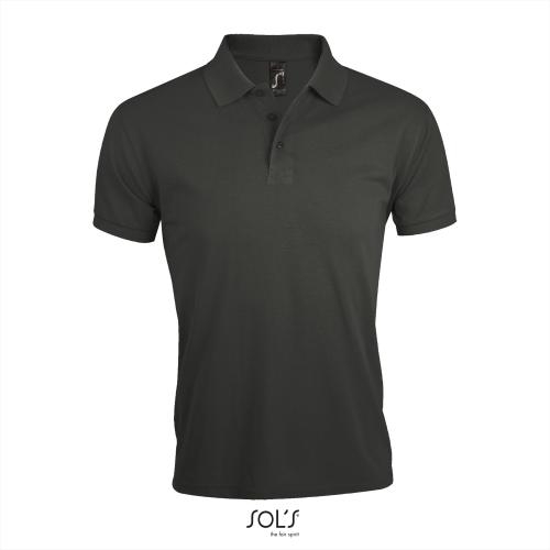 SOL'S Prime men polo donkergrijs,l