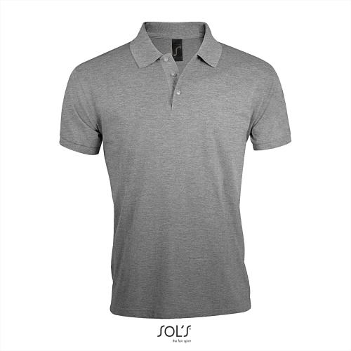 SOL'S Prime men polo grey melange,l