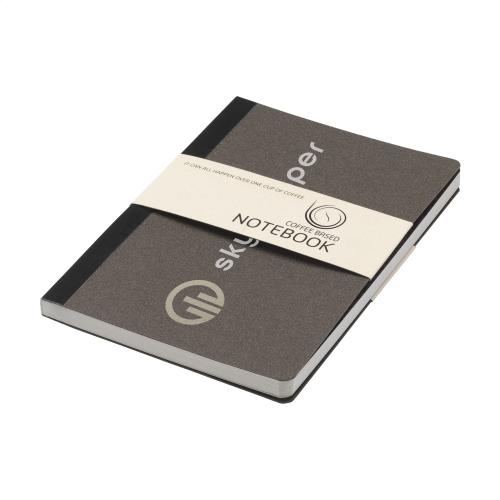 Coffee Notebook A5-notitieboek van koffiedik bruin