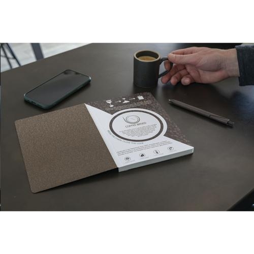 Coffee Notebook A5-notitieboek van koffiedik bruin