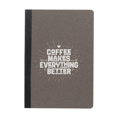 Coffee Notebook A5-notitieboek van koffiedik bruin