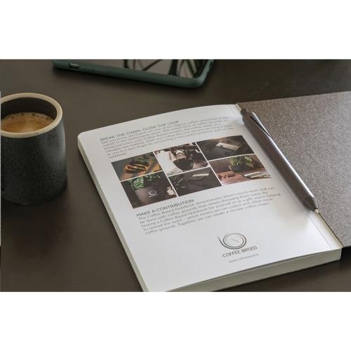 Coffee Notebook A5-notitieboek van koffiedik bruin