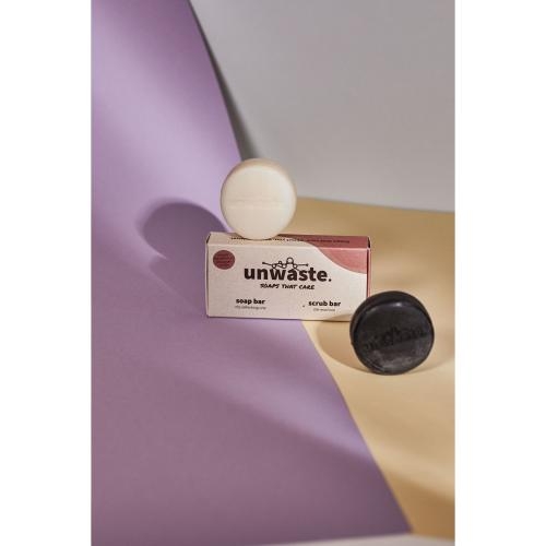 Unwaste Duopack Soap & Scrub bar oranje