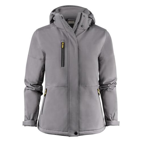 Softshell jas Overlanding dames staalgrijs,2xl